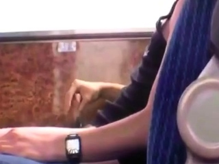 Twink Handjob in the Bus