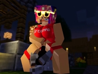 Foxy 3D Superwoman bounces up and down on a cock