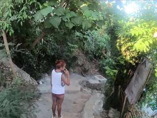 Big ass Thai GF sex after the beach