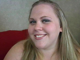 Fat blonde stuffing mouth with cock and fingering twat