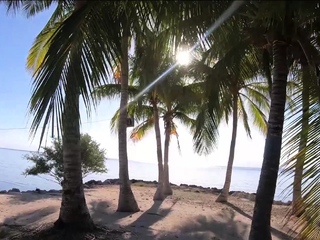 Thai GF sex on the beach in Philippines