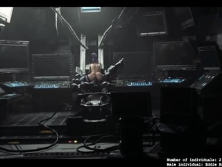 Brunette is shafted in a 3D fucking